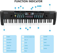 Thumbnail for Electronic Keyboard Piano Piano 61-Keys MQ 6112