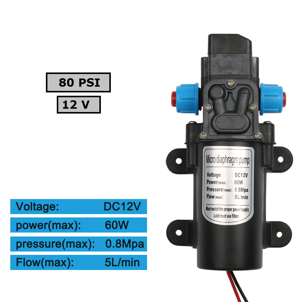 Water pump 12V Diaphragm Pump High Pressure