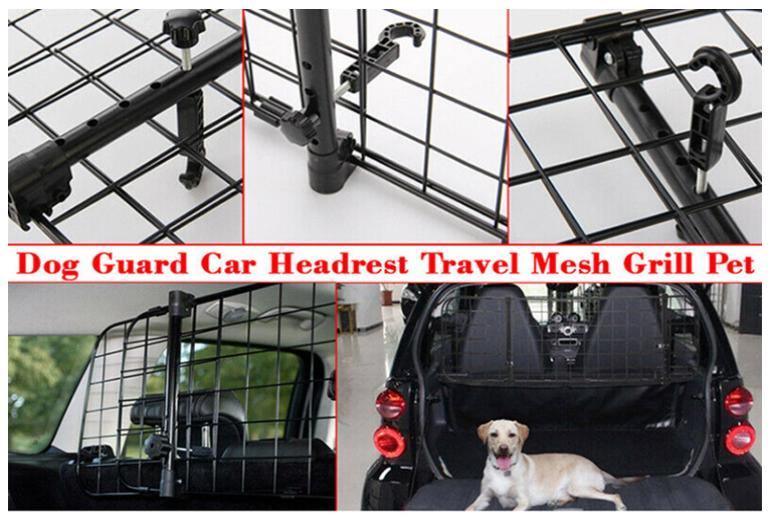 Car Pet Barrier Fence Dog Barrier for Car Adjustable Universal Car Fence