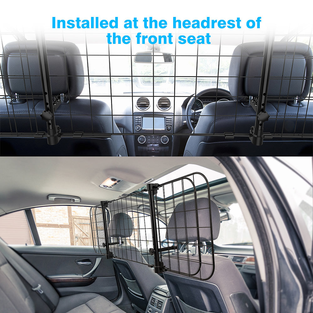 Car Pet Barrier Fence Dog Barrier for Car Adjustable Universal Car Fence