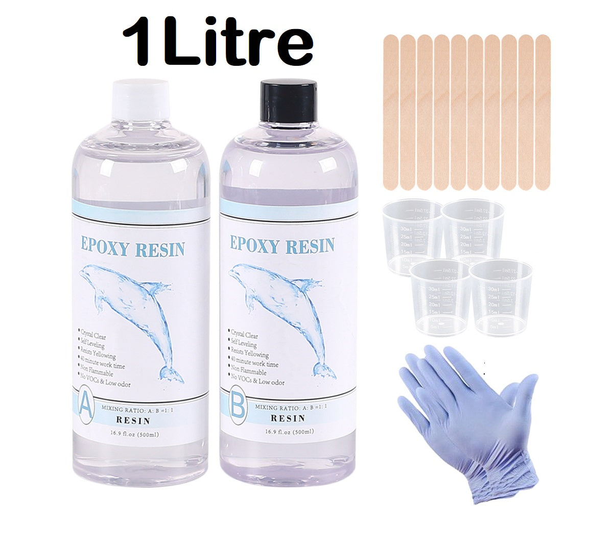 Epoxy Resin 1:1 1000ml Kit