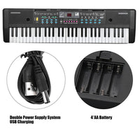 Thumbnail for Electronic Keyboard Piano Piano 61-Keys MQ 6112