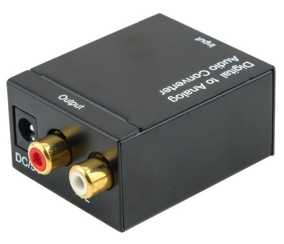 Digital Optical Toslink to RCA Audio Converter