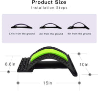 Thumbnail for Back Stretcher, Lumbar Back Pain Relief Device, Multi-Level Back Massager Lumbar