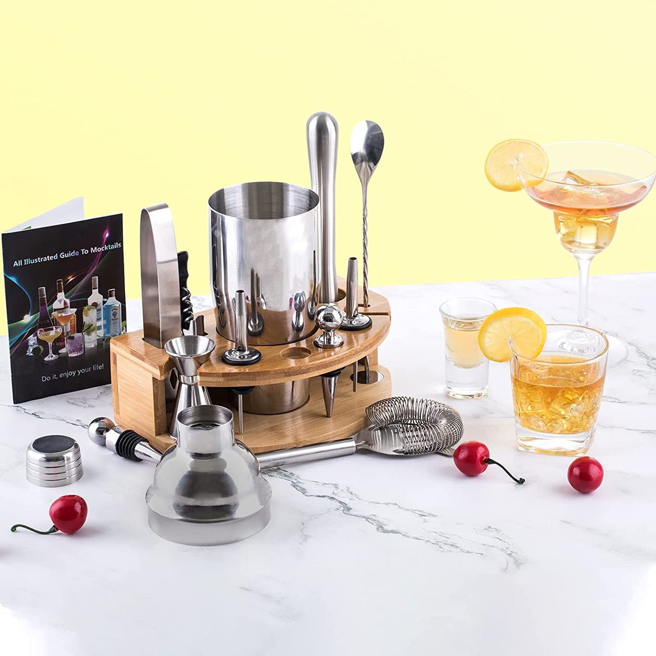 Cocktail Shaker Set Bartender Kit for Mixed Drink