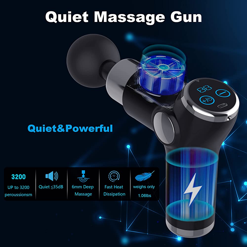 Massage Gun Cordless Deep Muscle Massager