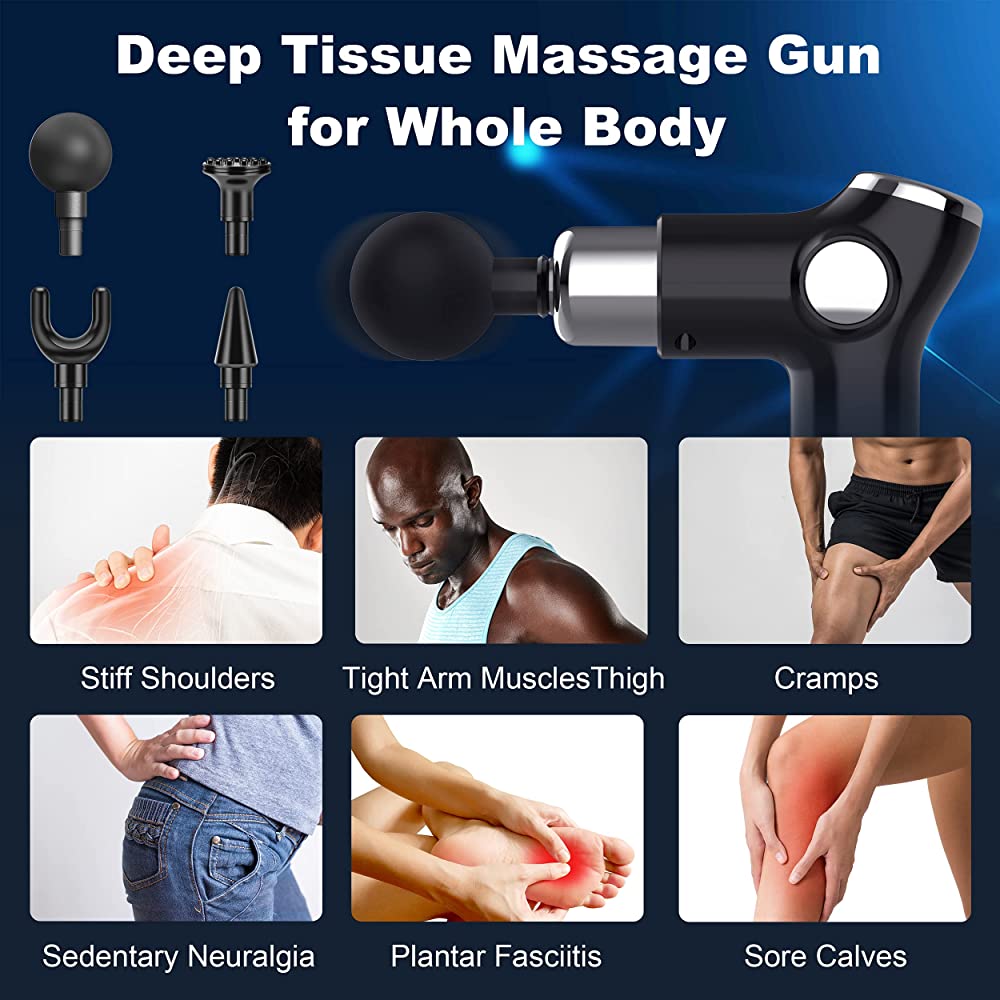 Massage Gun Cordless Deep Muscle Massager