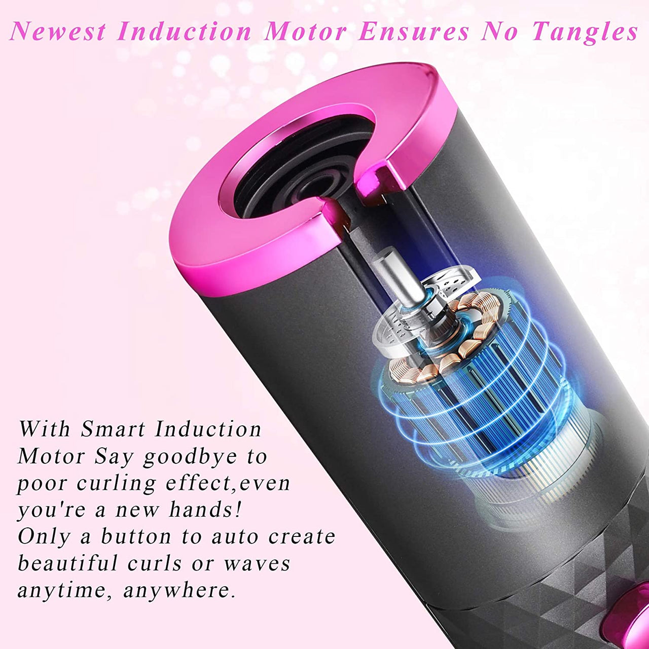 Hair Curler Cordless Automatic