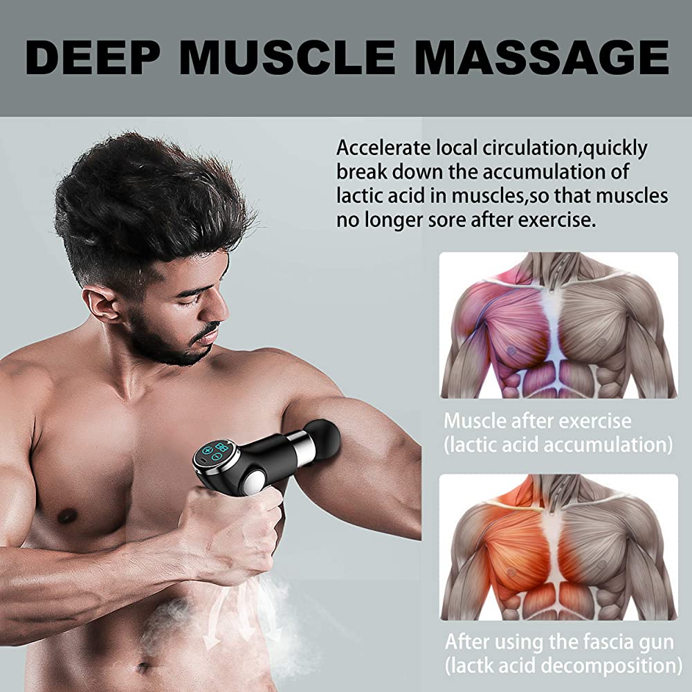 Massage Gun Cordless Deep Muscle Massager