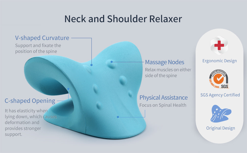 Neck and Shoulder Relaxer Pillow