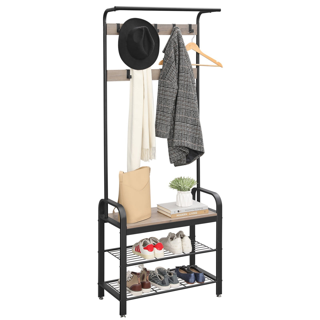 VASAGLE Coat Rack Clothes Rack Stand - Homyspire