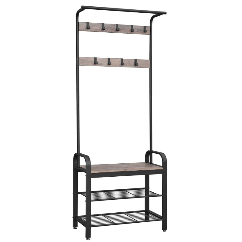 VASAGLE Coat Rack Clothes Rack Stand - Homyspire