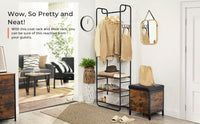 Thumbnail for VASAGLE Clothes Garment Rack Hanger Organizer Coat Rack - Homyspire