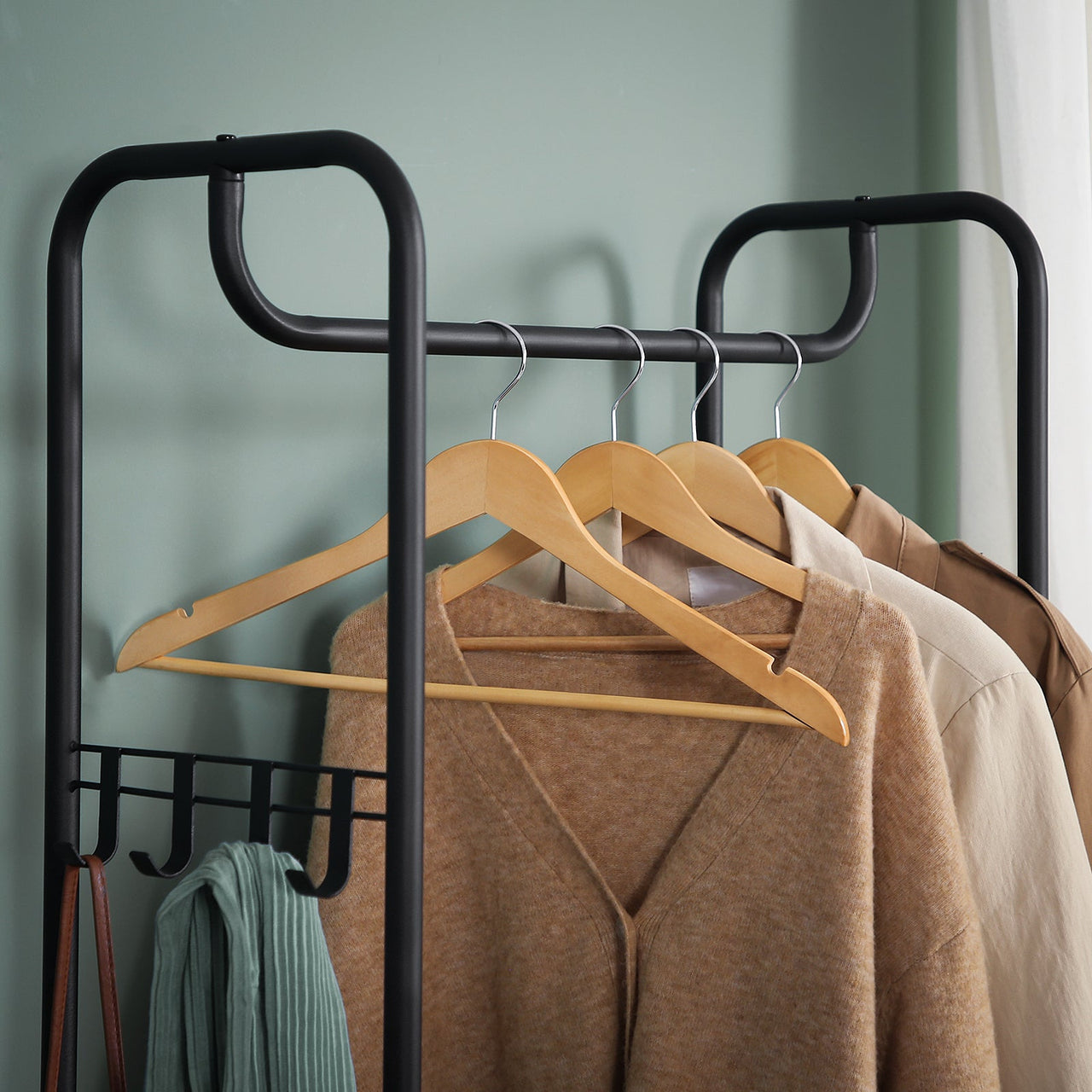 VASAGLE Clothes Garment Rack Hanger Organizer Coat Rack - Homyspire