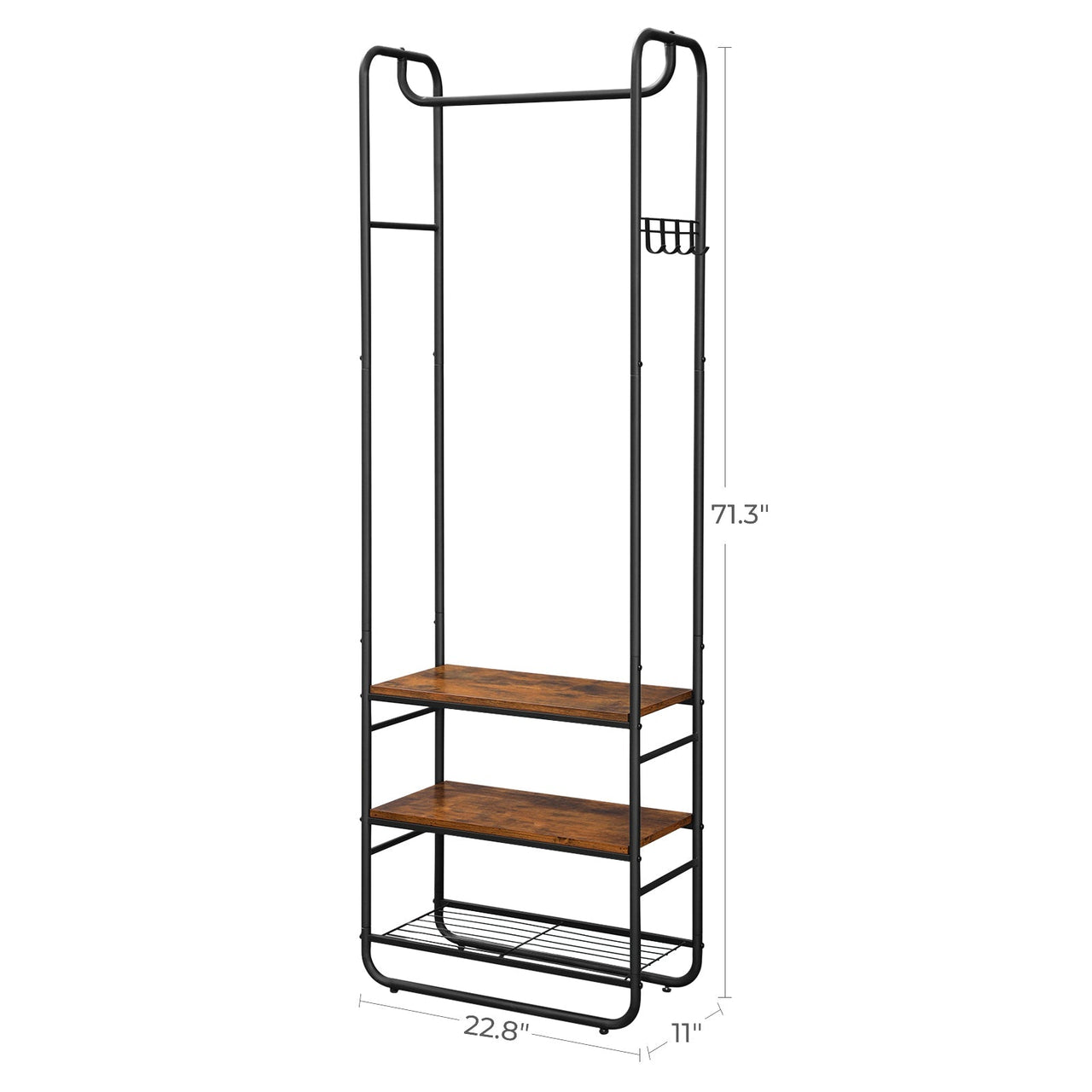 VASAGLE Clothes Garment Rack Hanger Organizer Coat Rack - Homyspire