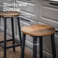 Thumbnail for VASAGLE BAR STOOLS 2 PCS - Homyspire