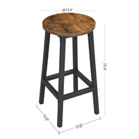 Thumbnail for VASAGLE BAR STOOLS 2 PCS - Homyspire