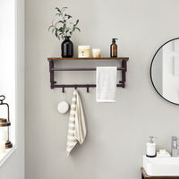 Thumbnail for VASAGLE wall-Mounted Coat Rack - Homyspire