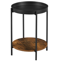 Thumbnail for Vasagle Stylish Bedside Table round Side Table End Table - Homyspire