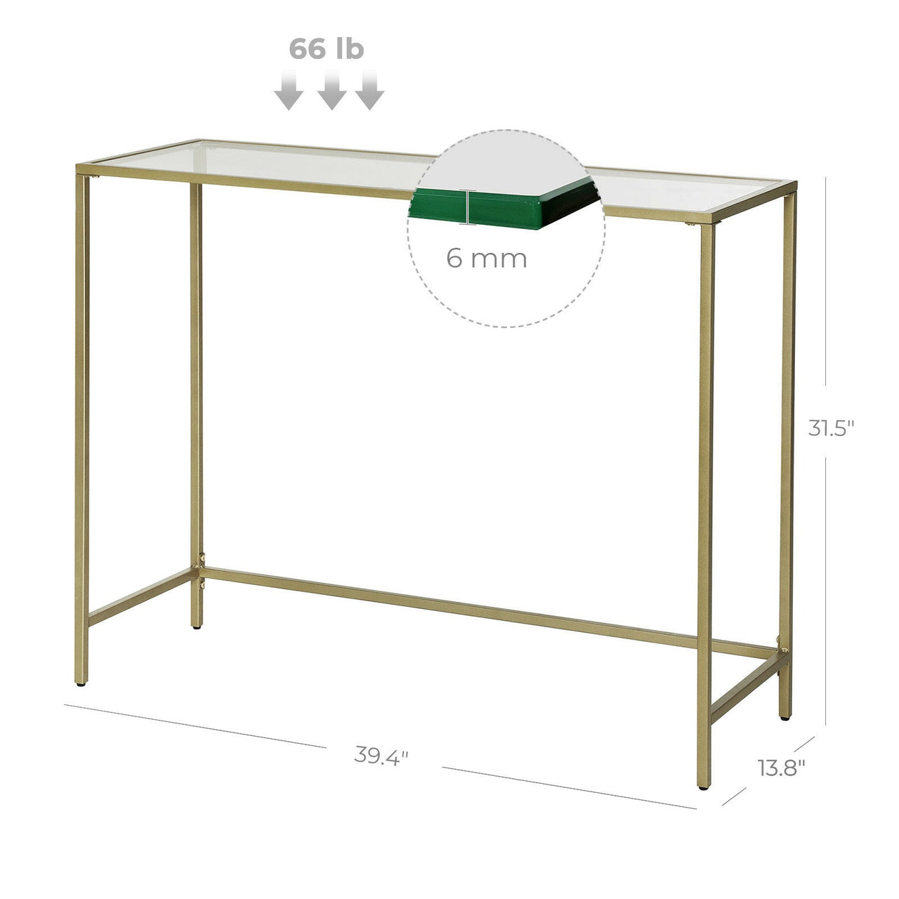 VASAGLE Console Table Hall table - Homyspire