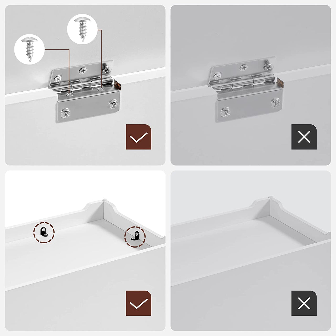 VASAGLE Storage Chest, Storage Trunk with 2 Safety Hinges - Homyspire