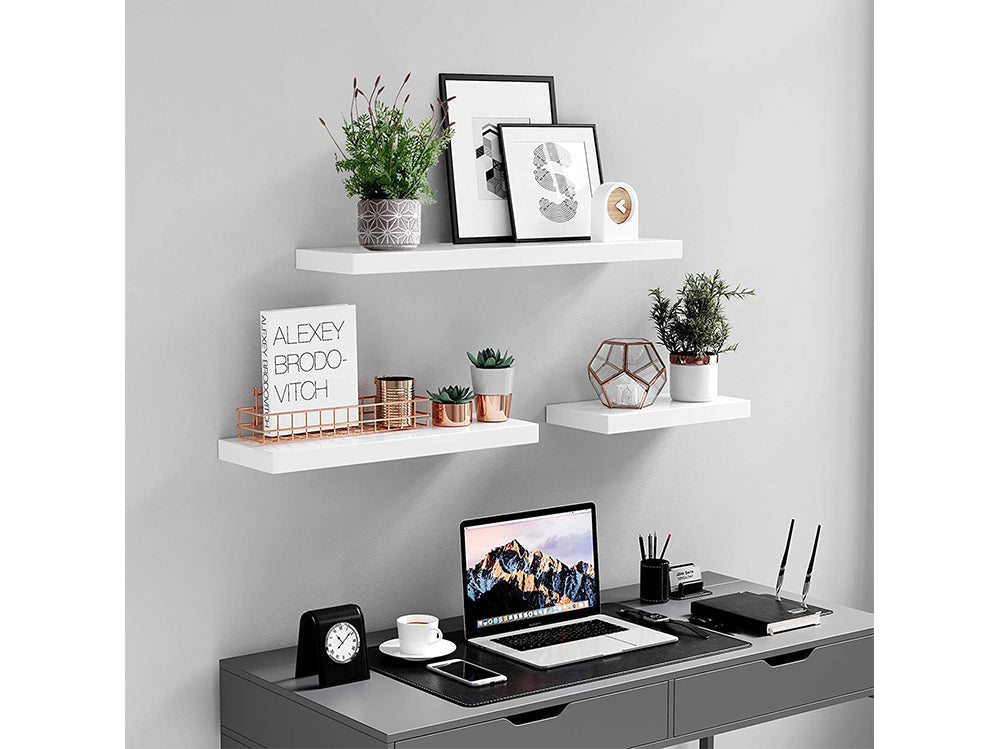 VASAGLE Wall Shelf: Floating Bookshelf - Homyspire