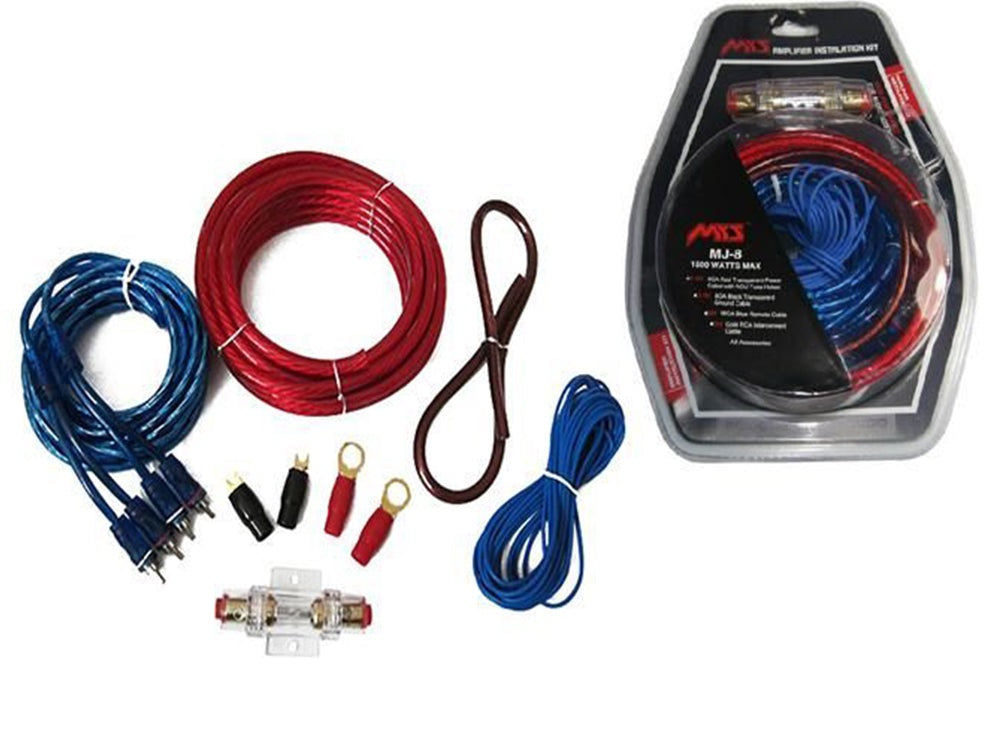 1500W Car Audio Subwoofer Car AMP Wiring Kit Cable Fuse Holder Wire Cable