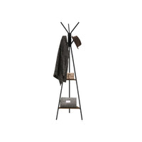 Thumbnail for VASAGLE Coat Rack Stand 2 Shelves - Homyspire