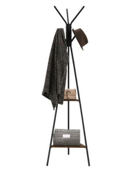 Thumbnail for VASAGLE Coat Rack Stand 2 Shelves - Homyspire