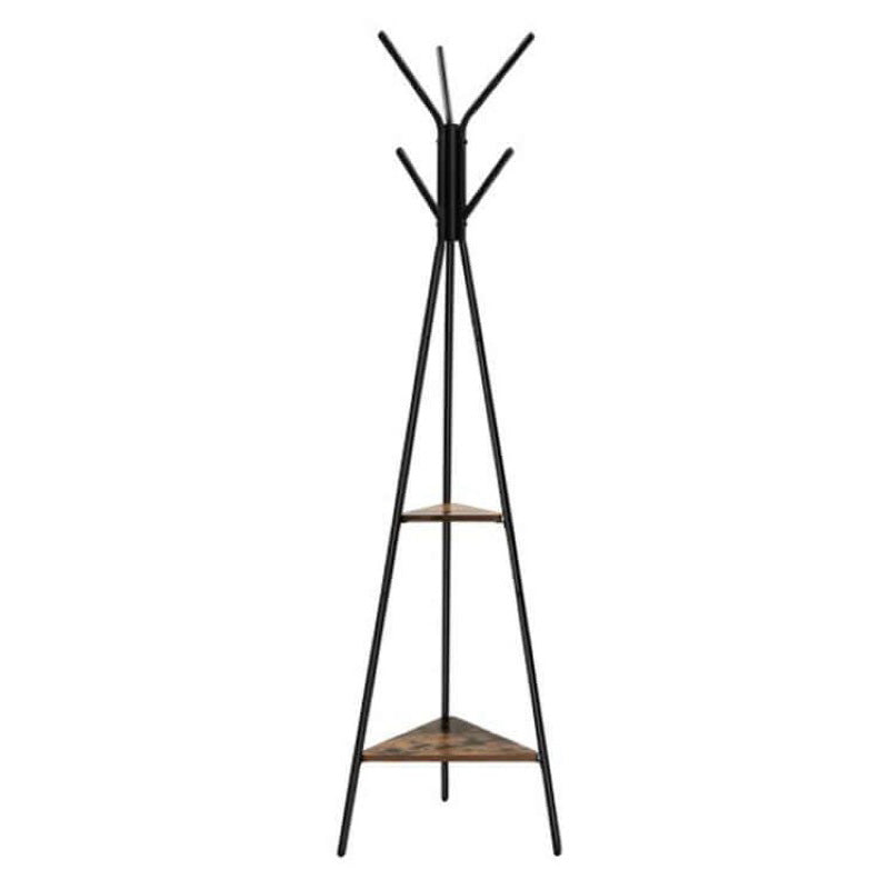 VASAGLE Coat Rack Stand 2 Shelves - Homyspire