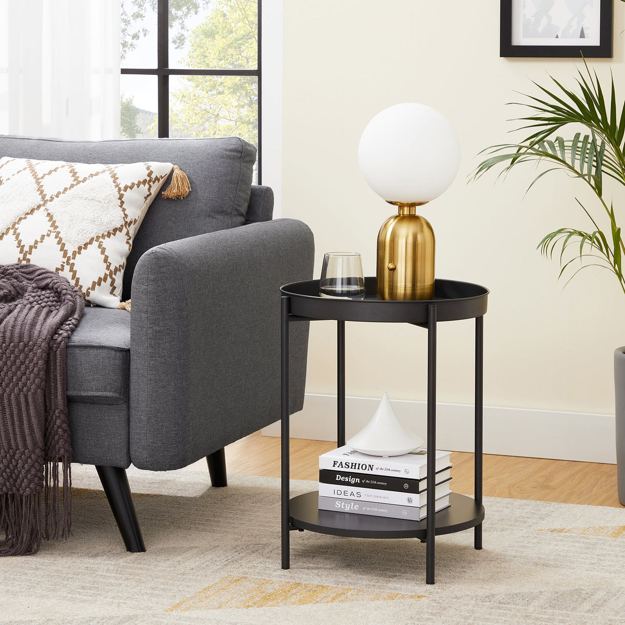 VASAGLE Stylish Bedside Table End Table Side Table - Homyspire