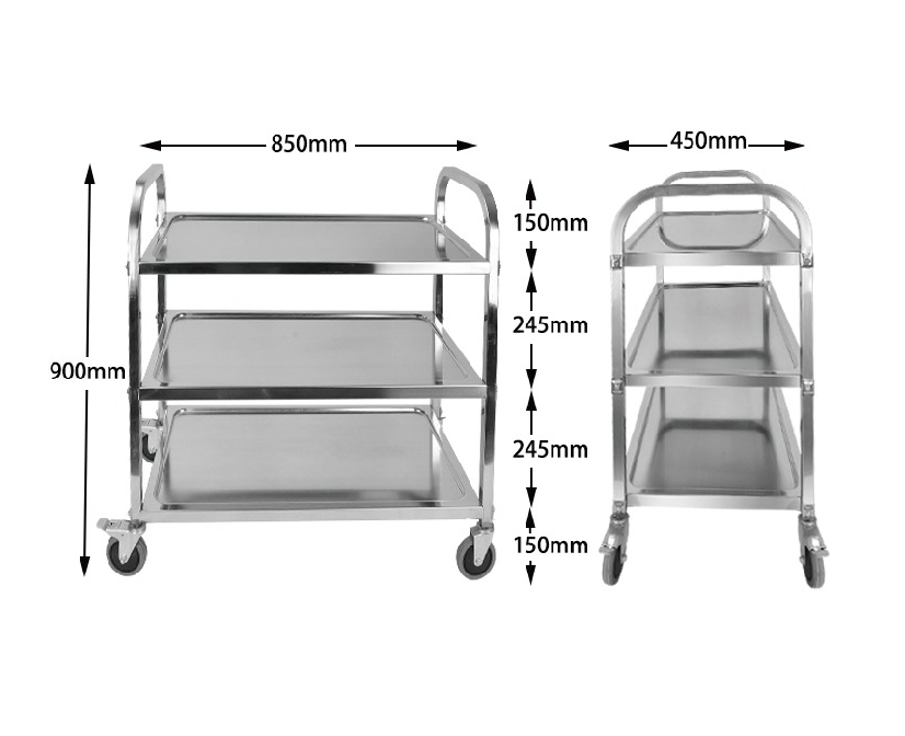 Kitchen Trolley 3 Layers