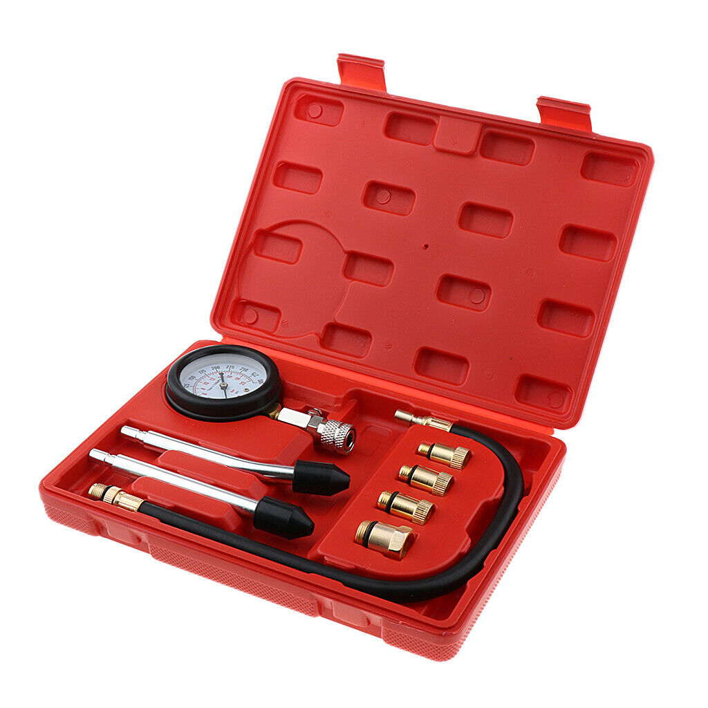 300psi Gasoline Engine Compression Tester Auto Petrol Gas Engine Cylinder Tester