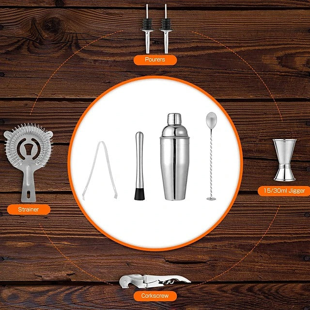 Cocktail Shaker Set Bartender Kit for Mixed Drink